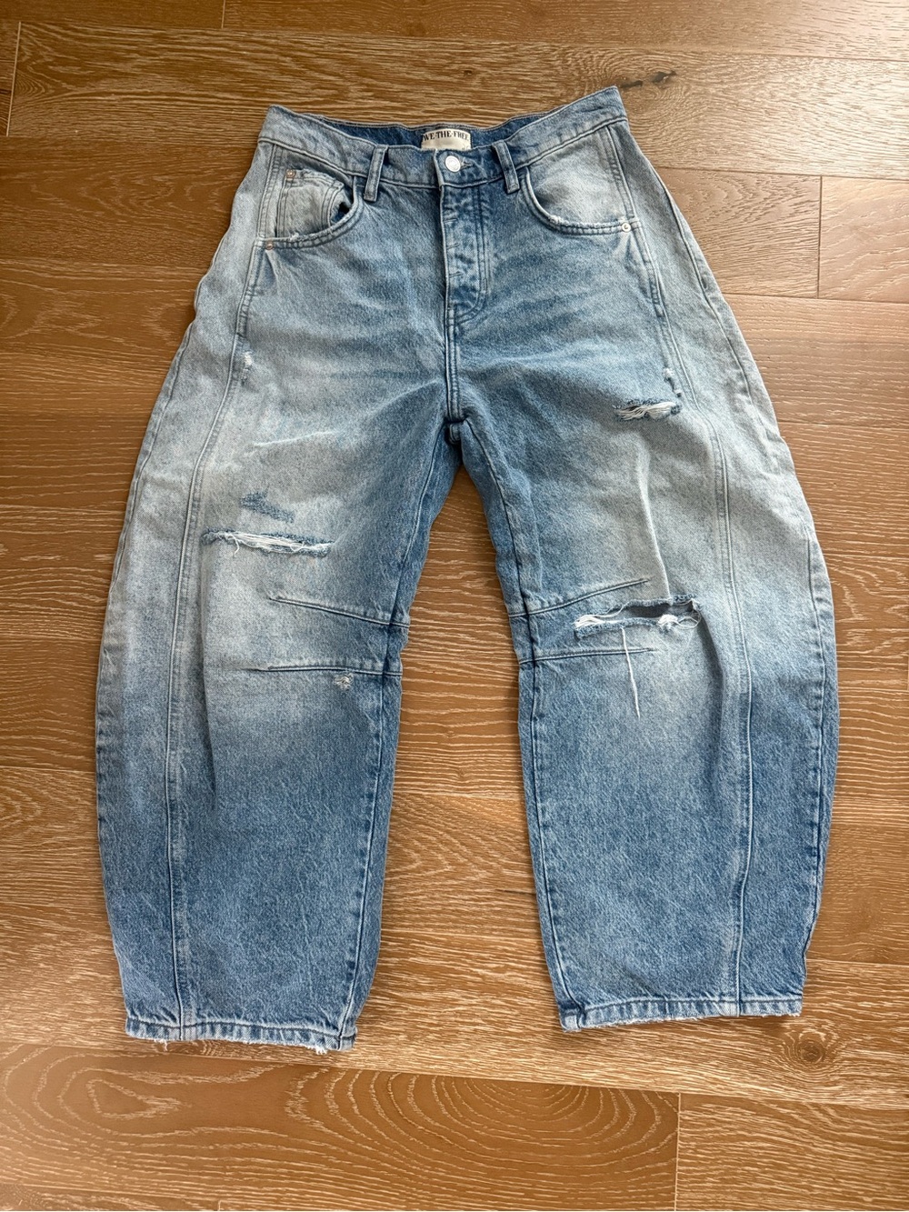 We The Free Good Luck barrel jeans